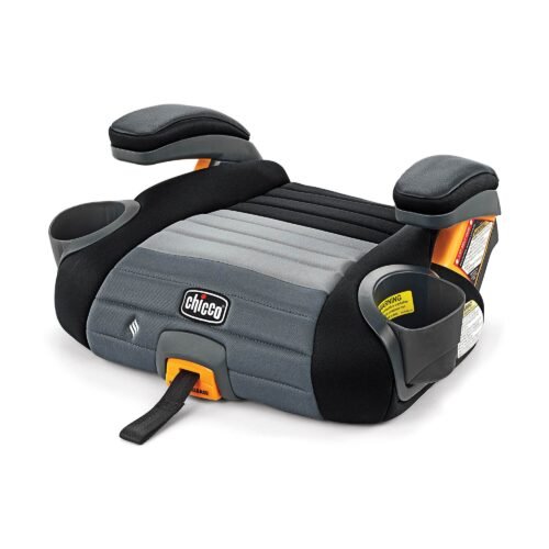 GoFit ClearTex Plus Backless Booster Car Seat - Obsidian