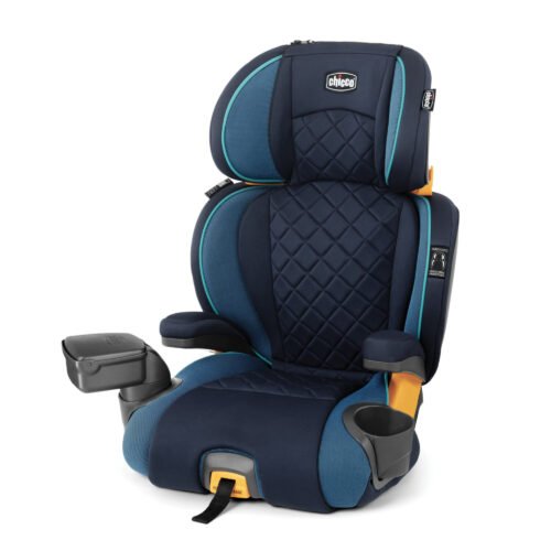 KidFit Zip Plus 2-in-1 Belt-Positioning Booster Car Seat - Seascape