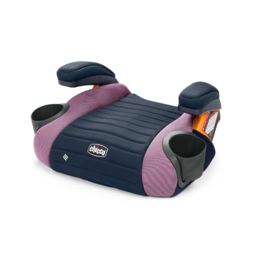 GoFit ClearTex Backless Booster Car Seat - Orchid