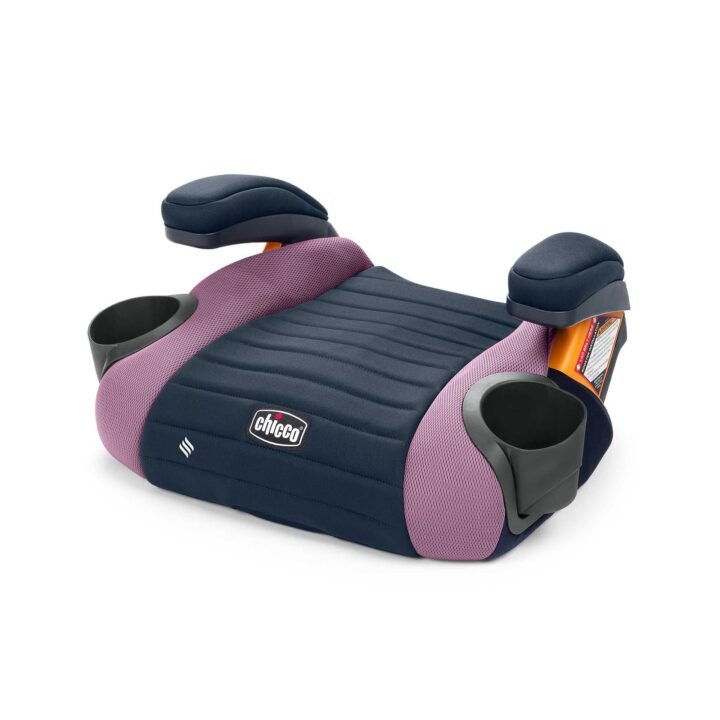 GoFit ClearTex Backless Booster Car Seat - Orchid
