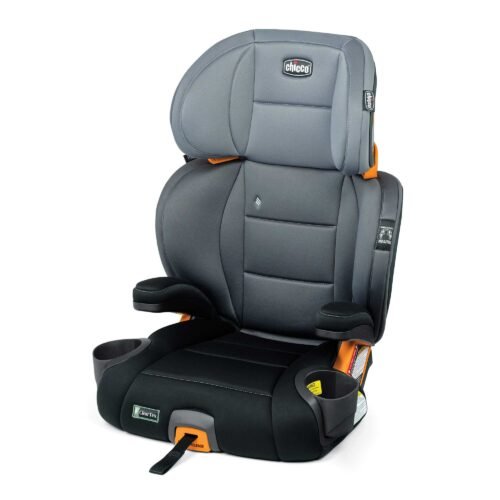 KidFit ClearTex Plus 2-in-1 Belt-Positioning Booster Car Seat - Shadow