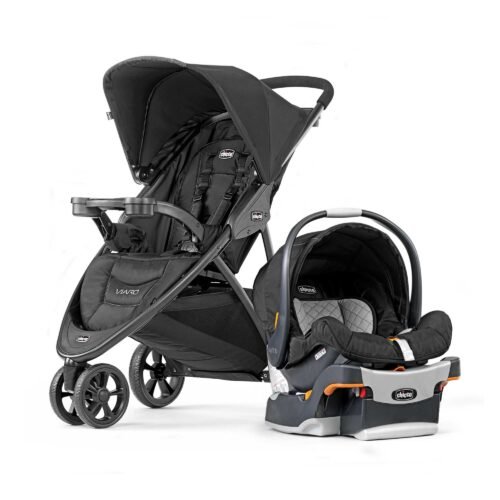 Viaro Quick-Fold Travel System - Black
